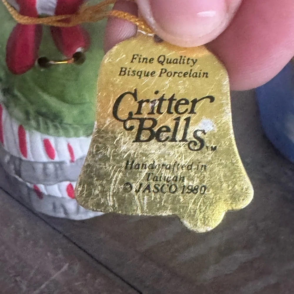 Critter Bells Charming Mouse and Bear Bells